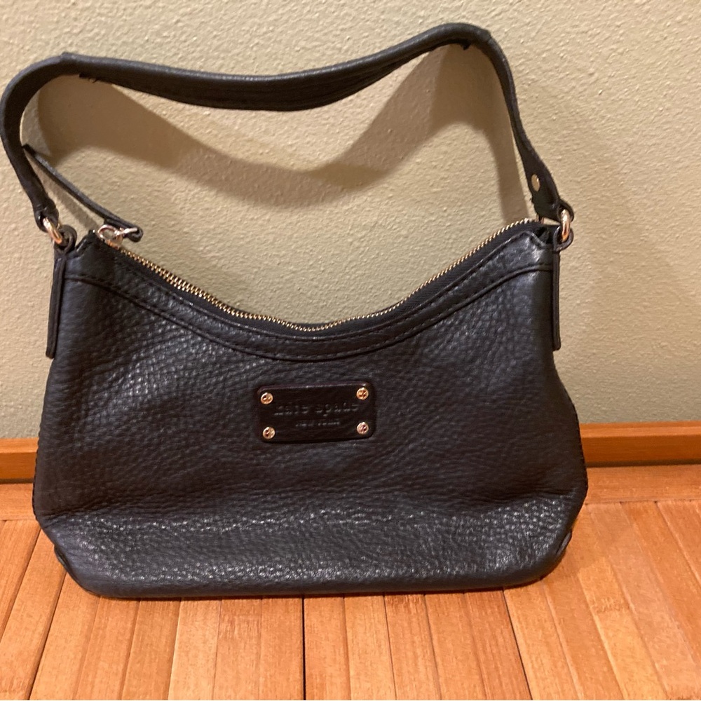 Kate Spade Black Textured Shoulder Bag